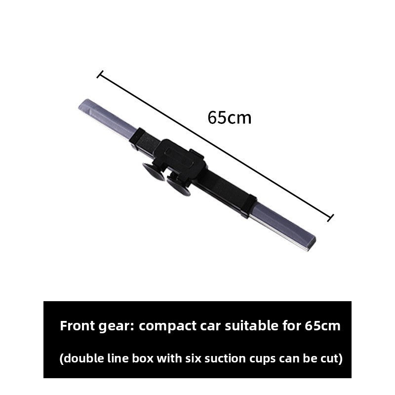 Car Sunshade Curtain Automatic Retractable Front Windshield Sunshade Light Blocking Curtain