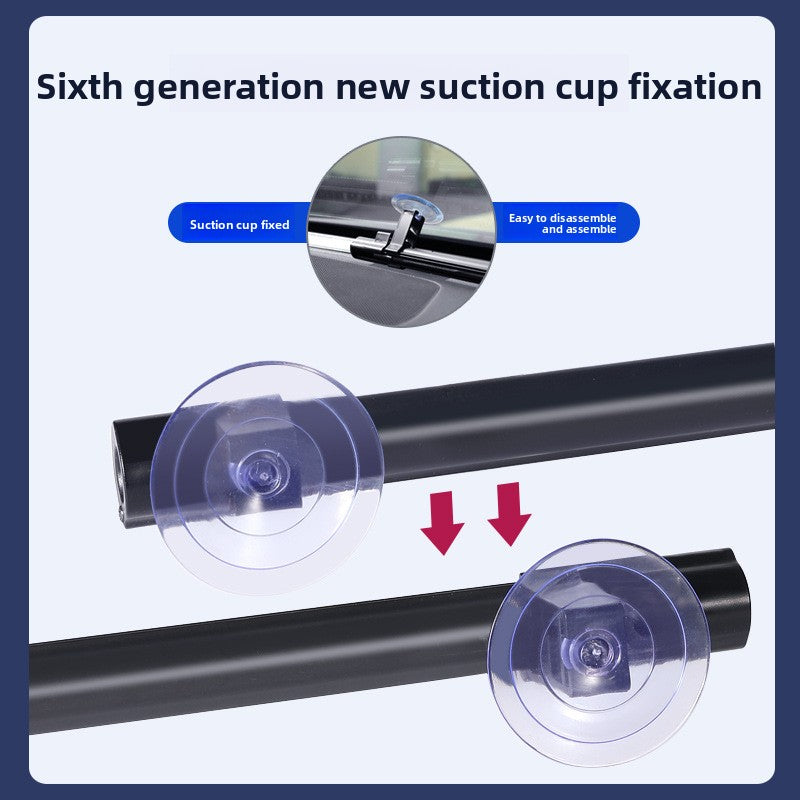 Car Sunshade Curtain Car-mounted Sun Protection Heat Insulation Sunshade Curtain Sunshade Board Retractable Front Sunshade Universal Type
