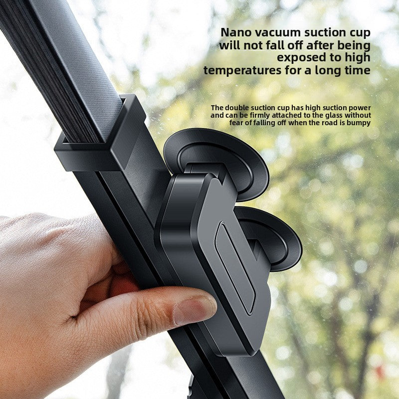 Car Sunshade Curtain Automatic Retractable Front Windshield Sunshade Light Blocking Curtain
