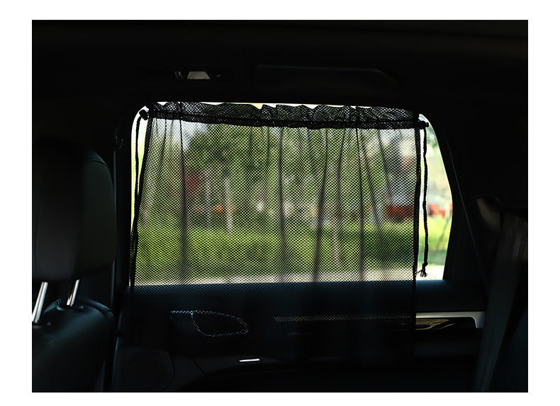 Car Sunshade Curtain Summer Window Curtain Summer Mesh Suction Cup Car Privacy Curtain Car Window Sun Protection Side Shield
