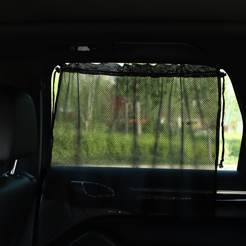 Car Sunshade Curtain Summer Window Curtain Summer Mesh Suction Cup Car Privacy Curtain Car Window Sun Protection Side Shield
