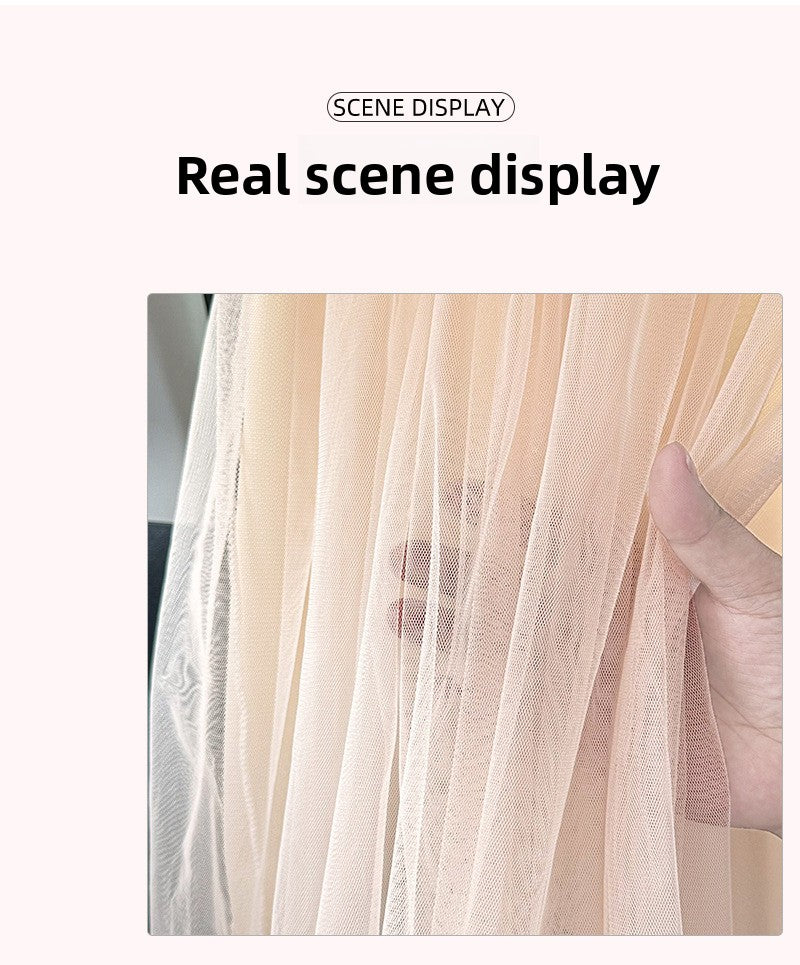 Lace Car Curtain Sunshade Baby Car Sun Protection Curtain Suction Cup Side Window Rear Sunshade Curtain