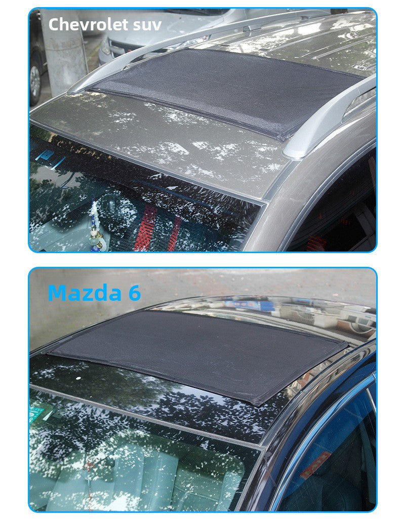 Car Sunroof Shade Curtain Mesh Window Car Mosquito Net Interior Heat Insulation Cloth Mosquito Cover Car Roof Sunshade