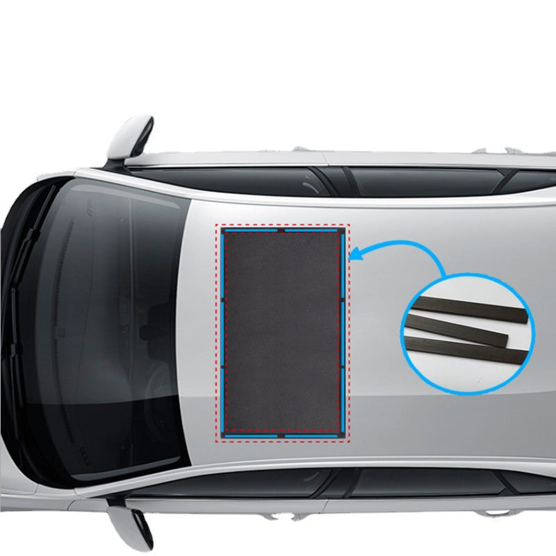 Car Sunroof Shade Curtain Mesh Window Car Mosquito Net Interior Heat Insulation Cloth Mosquito Cover Car Roof Sunshade