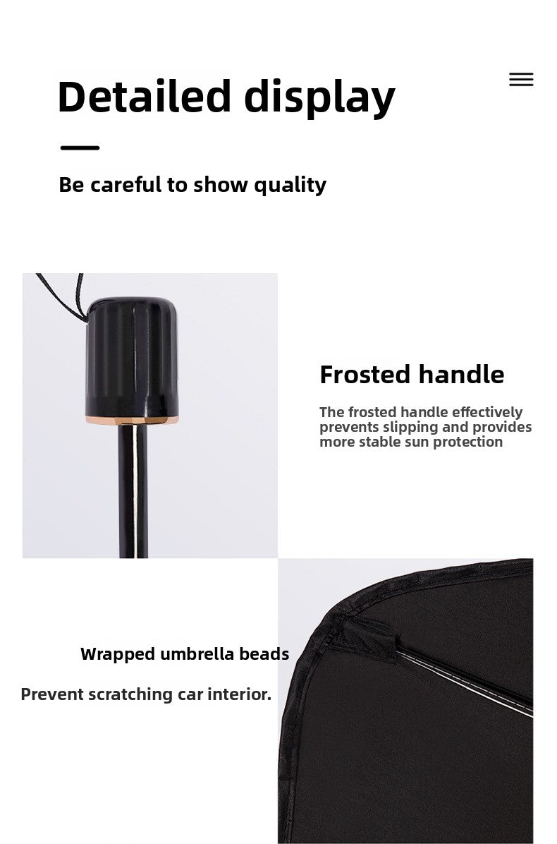 Car Sunshade Umbrella Car Window Sunshade Curtain Side Window Sun Protection Heat Insulation Sunshade Front Windshield Cover Car-mounted Light Blocking