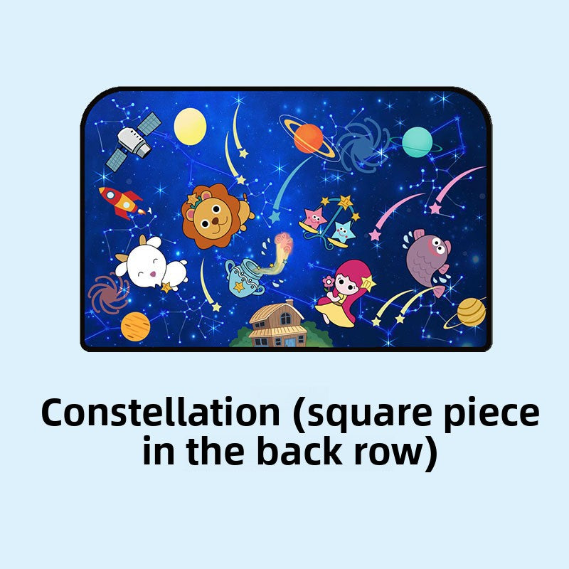 Car Cartoon Magnet Sunshade Creative Cute Car Interior Window Shade Sun Protection Heat Insulation Magnetic Retractable Side Window