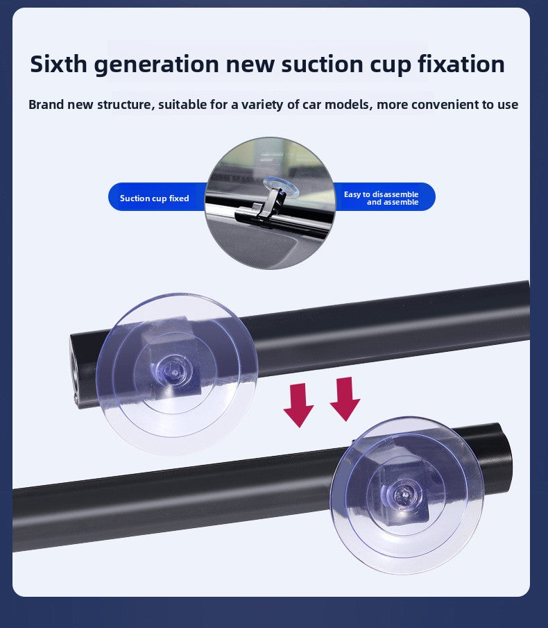 Car Sunshade Curtain Car-mounted Sun Protection Heat Insulation Sunshade Curtain Sunshade Board Retractable Front Sunshade Universal Type