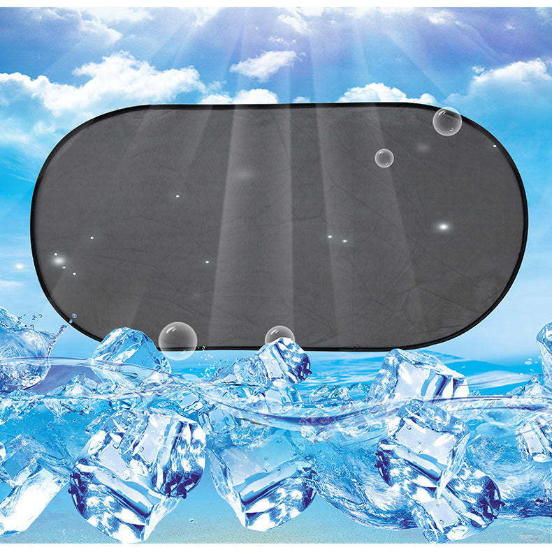 Car Rear Windshield Sunshade Curtain Car Window Light Blocking Sun Protection Heat Insulation Small Car Side Window Magnetic Mesh Rear Window Blocker