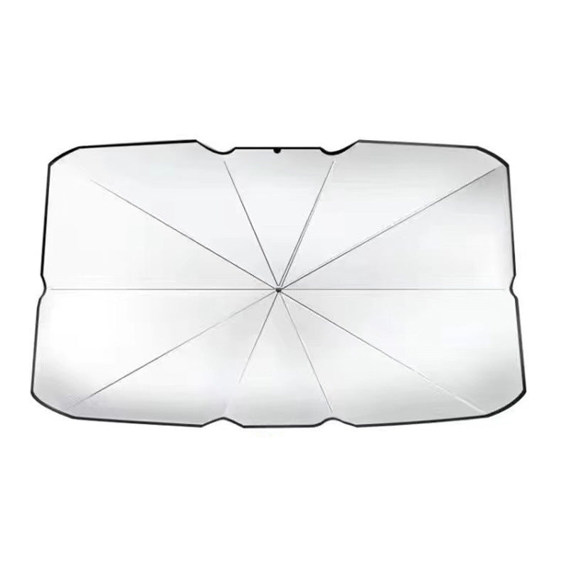 Car Sunshade Umbrella Car Window Sunshade Curtain Side Window Sun Protection Heat Insulation Sunshade Front Windshield Cover Car-mounted Light Blocking