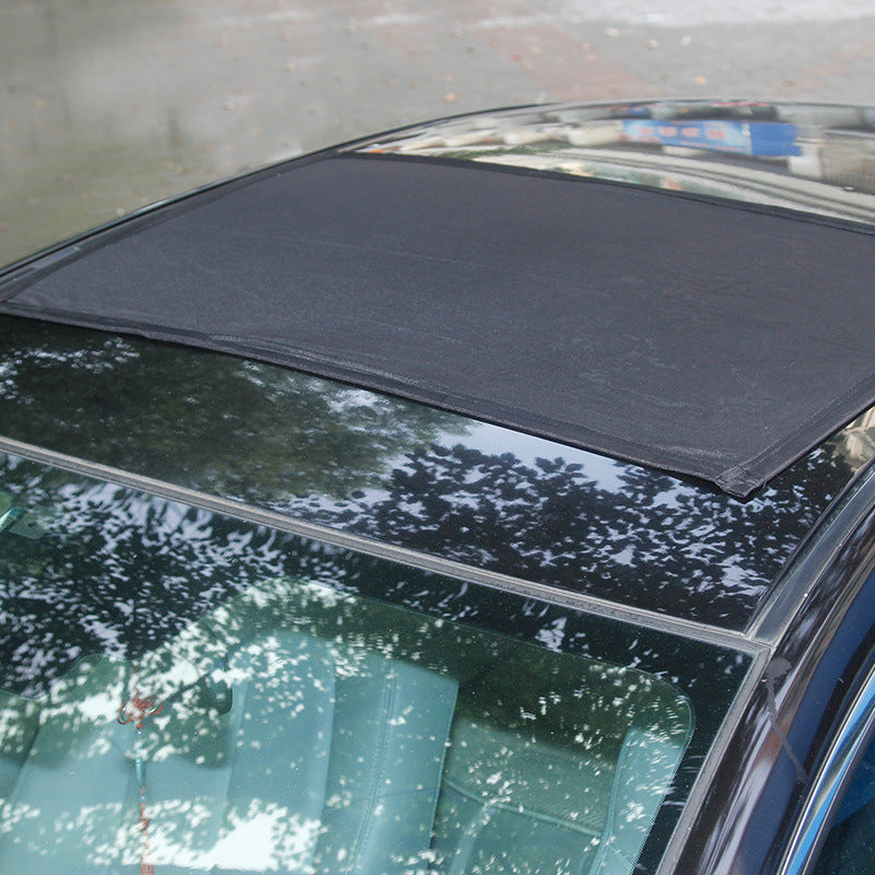 Car Sunroof Shade Curtain Mesh Window Car Mosquito Net Interior Heat Insulation Cloth Mosquito Cover Car Roof Sunshade